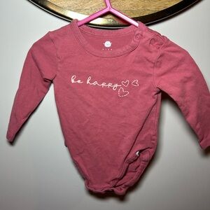 6 FOR $10 Charming Pink Long Sleeve Bodysuit for Kids
